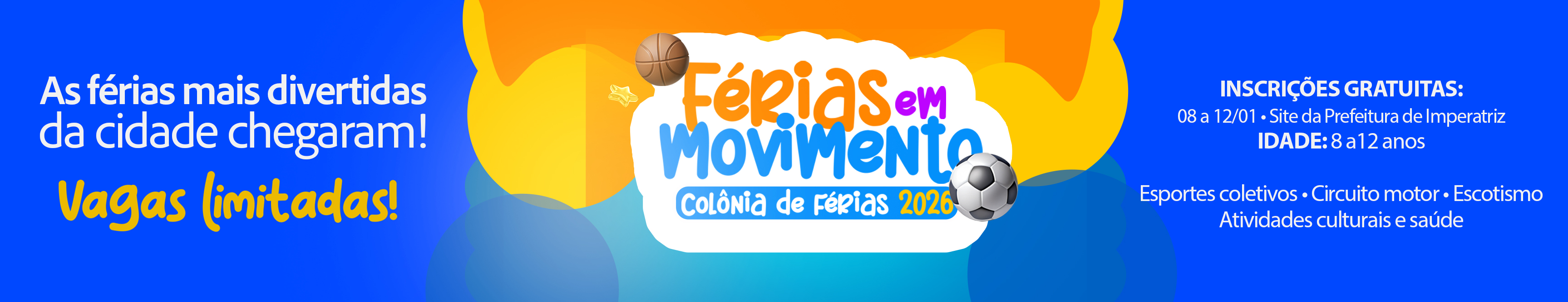 Colônia de Férias 2026